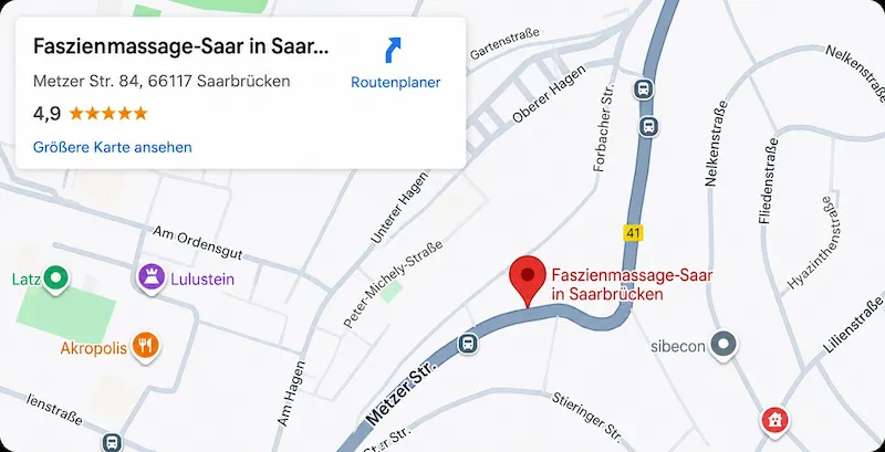 Hier finden Faszienmassage-saar